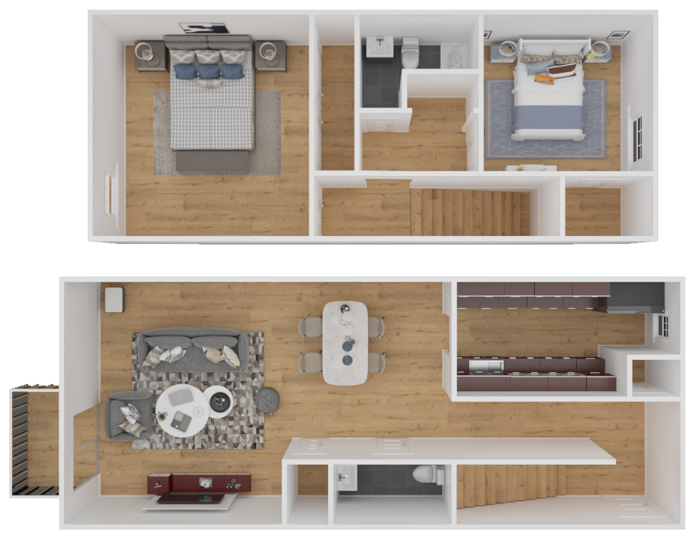 2 Bedroom Floor plan